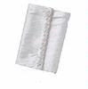 LOMEY® Hand-Tied Bouquet Wraps - White Silk with Pearl Trim : Wholesale Flowers : Floral Supplies