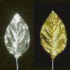 Never Wilt Tinsel Leaf - Gold (#35) 50/pk : Wholesale Flowers : Floral Supplies