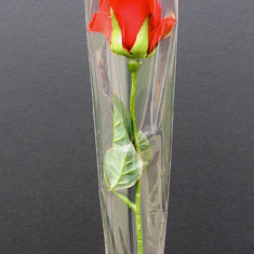 Cellophane Single Rose Sleeve – 1” x 21.5” x 4.74” – 50