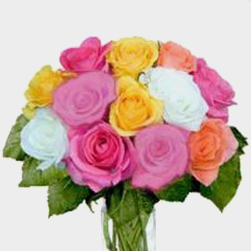 Wholesale Roses Assorted Colors 40 Cm Blooms by the Box