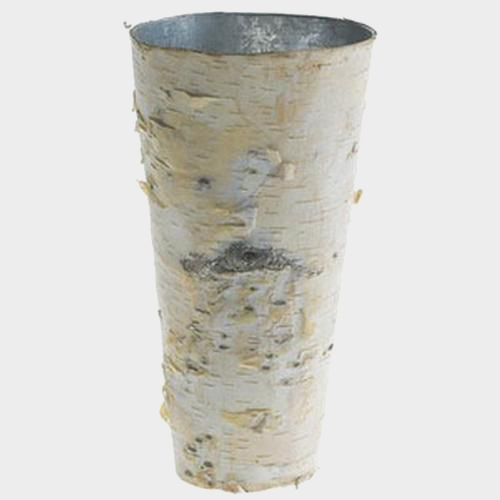 Wholesale Birch Vase W/ Zinc Liner 4.75" Blooms by the Box