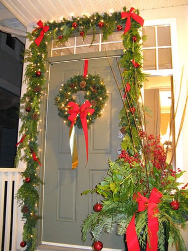 Evergreen Front Door