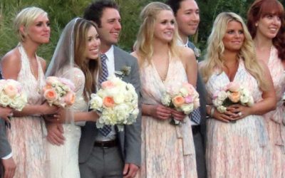 Jessica Simpson is a Bridesmaid… with a Beautiful Bouquet that YOU Can DIY!