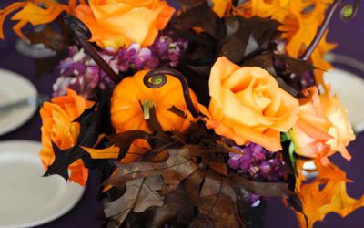 How to Make Halloween Themed Wedding or Event Flowers that are Not Gaudy!
