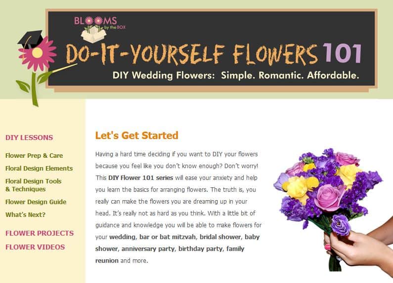 Blooms By The Box Launches “Do-It-Yourself Flowers 101” – Online Lesson Series!