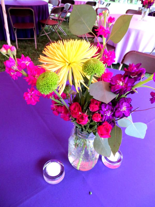 DIY Mason Jar Arrangement