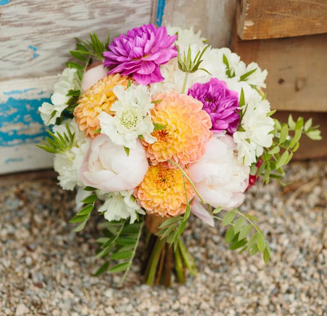 Dahlia Wedding Bouquet Flowers