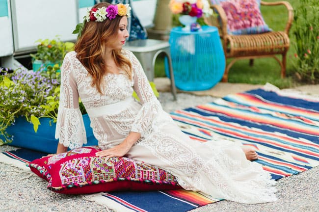 Dahlia Floral Head Band