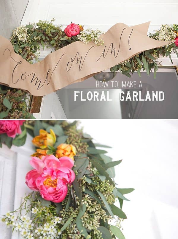 How to Make Floral Garland - Flower Tutorial
