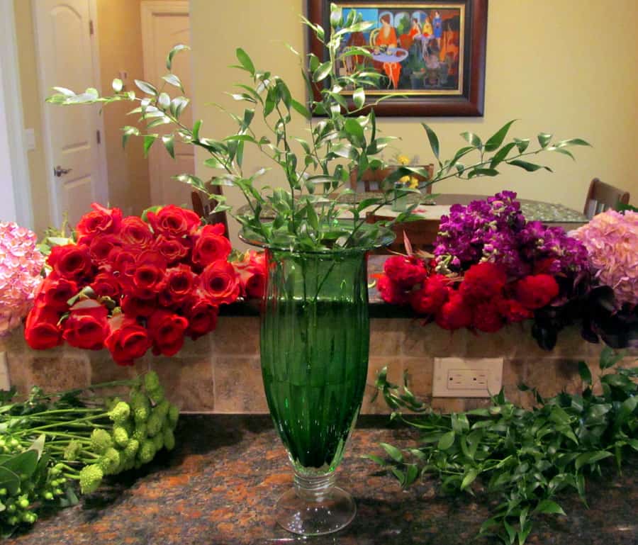 Step 1 - Hydrate the Flowers