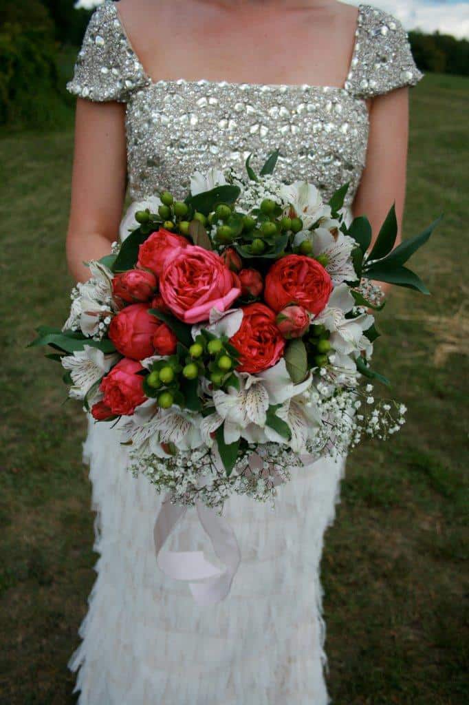 DIT Garden Rose Bouquet DIY Flowers