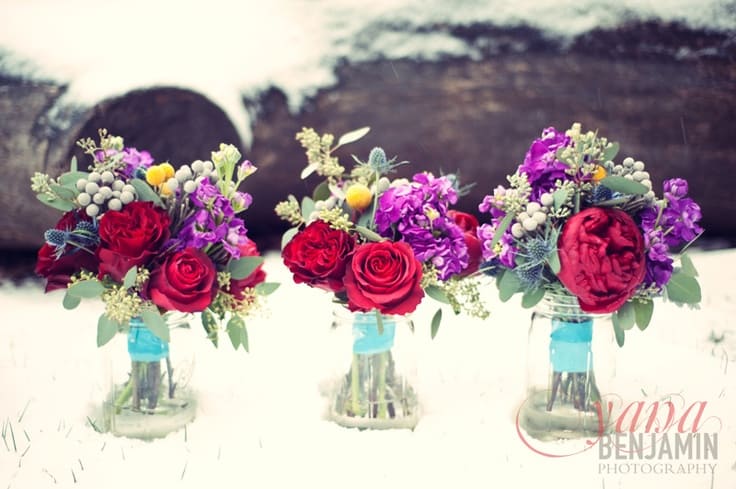 Winter bouquets - bright