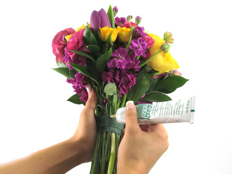 10 Apply Adhesive To Stems