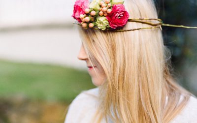 DIY Flower Crown From 100 Layer Cake