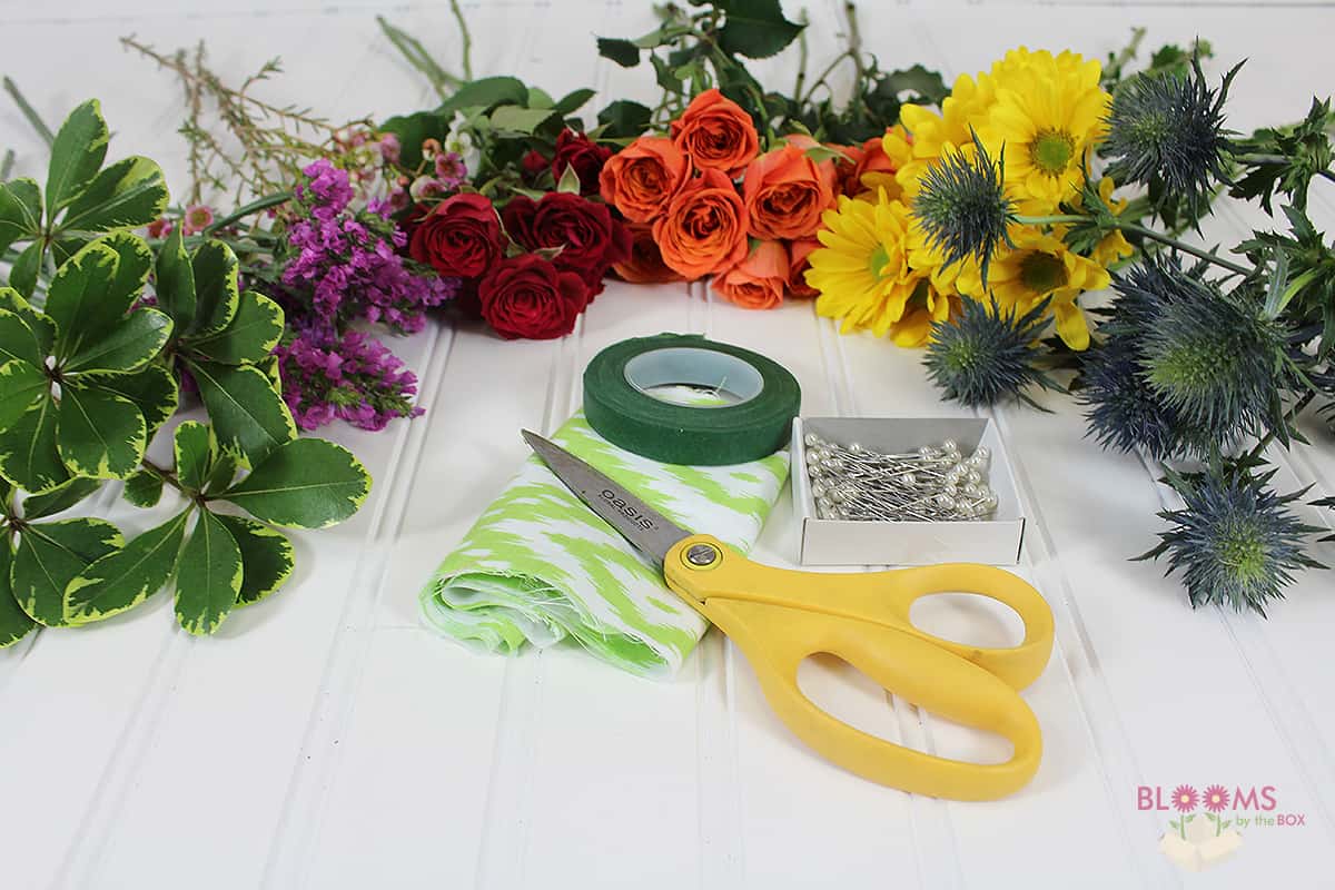Step 1 Hydrate Flowers