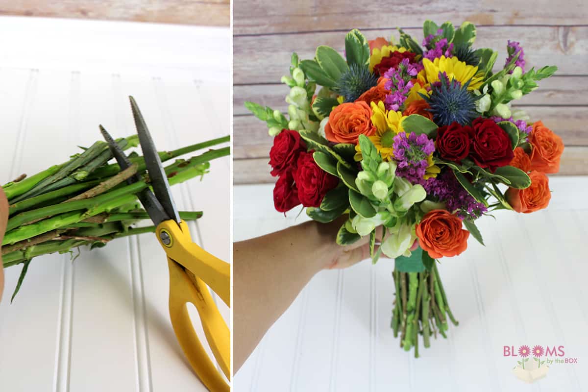 Step 4 cut the stems