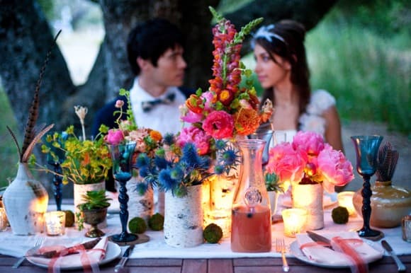 bohemian-flower-table