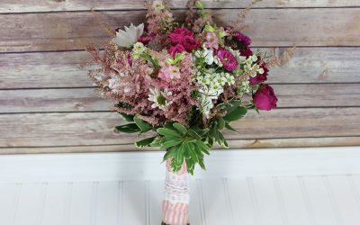 How to Make a Pink Wedding Bouquet