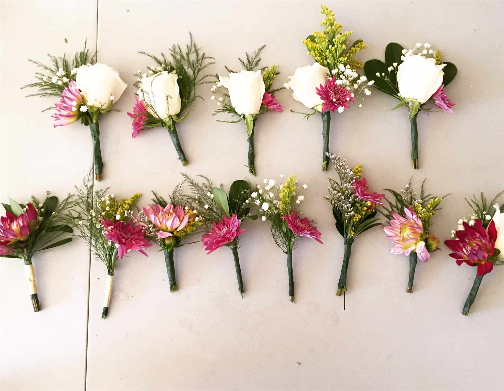 Blooms by the Box Brides  – Fuschia Real Wedding Sneak Peeks