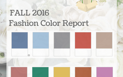 Pantone Fall Fashion Report Colors in Flowers