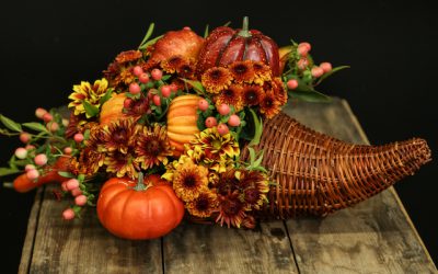 Thanksgiving Day Centerpiece Arrangement