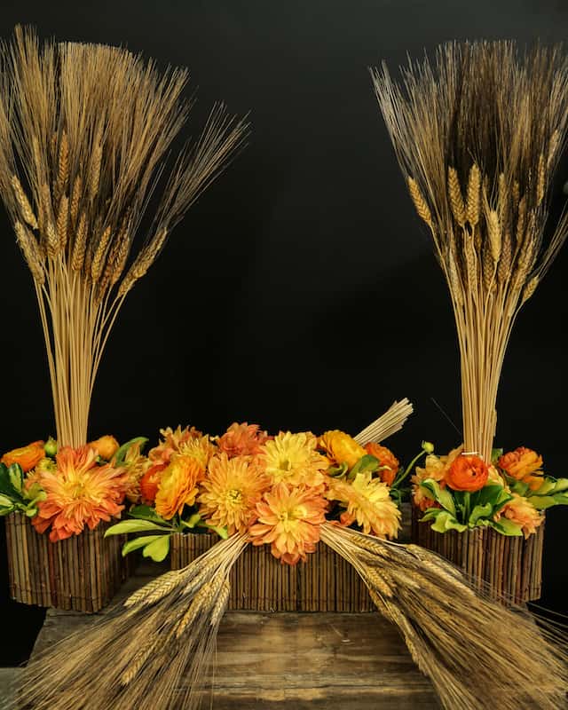 Black Beard Wheat Centerpieces