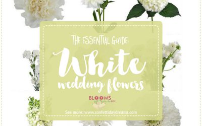 White Wedding Flowers Featured on Confetti Day Dreams