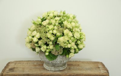 Half Moon Spray Rose Centerpiece