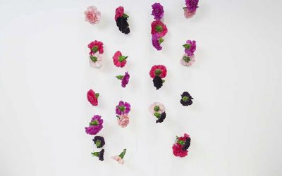 DIY Carnation Curtain