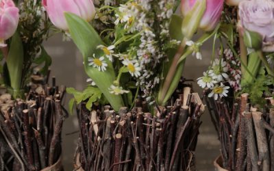 Spring Trio Floral Arrangements by Eddie Zaratsian