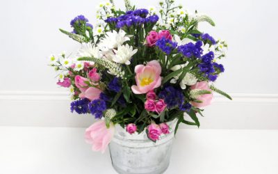 DIY English Cottage Centerpiece