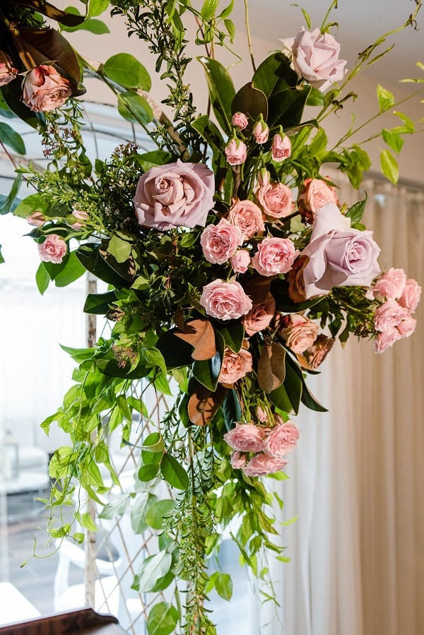 Special Event, Sketchbook Series, Blooms By The Box, Eddie Zaratsian, Tablescape, Purple Flowers, White Flowers