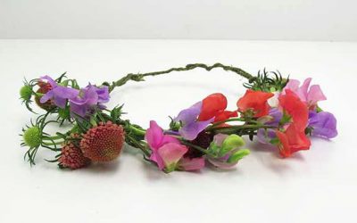 DIY Sweet Pea Flower Crown