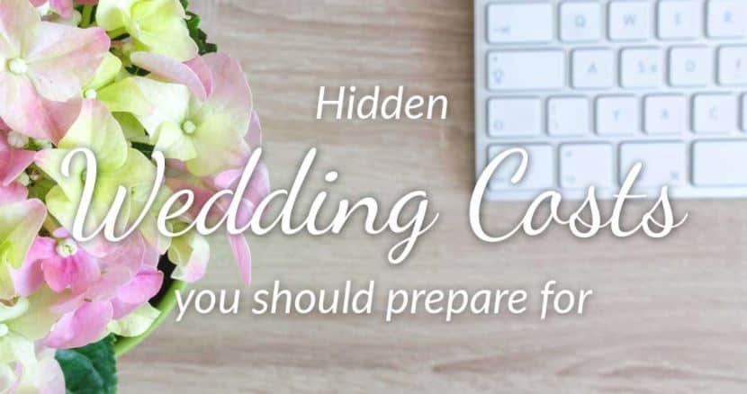 Hidden Wedding Costs to Prepare For