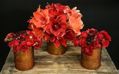 Pretty in Red Floral Arrangement Tutorial