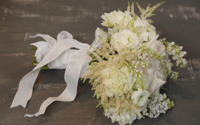 Create Your Own Classic White Bridal Bouquet