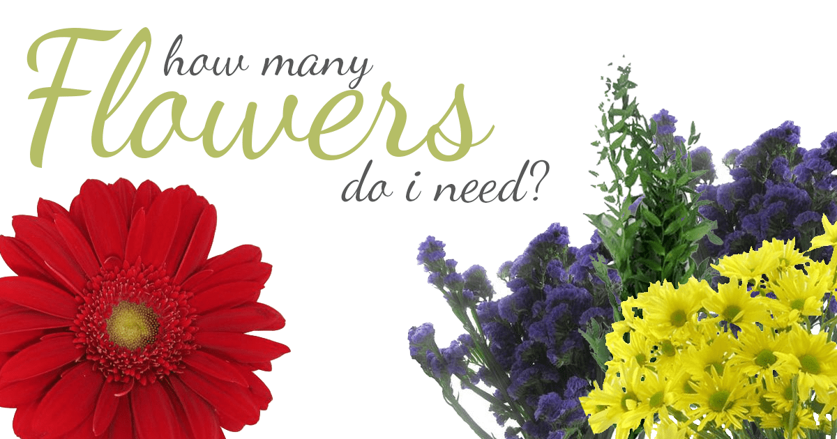 How Many Flowers Do I Need For My Arrangement? Blooms By The Box