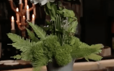 Centerpiece Beauty with Deconstructed Topiary Arrangement