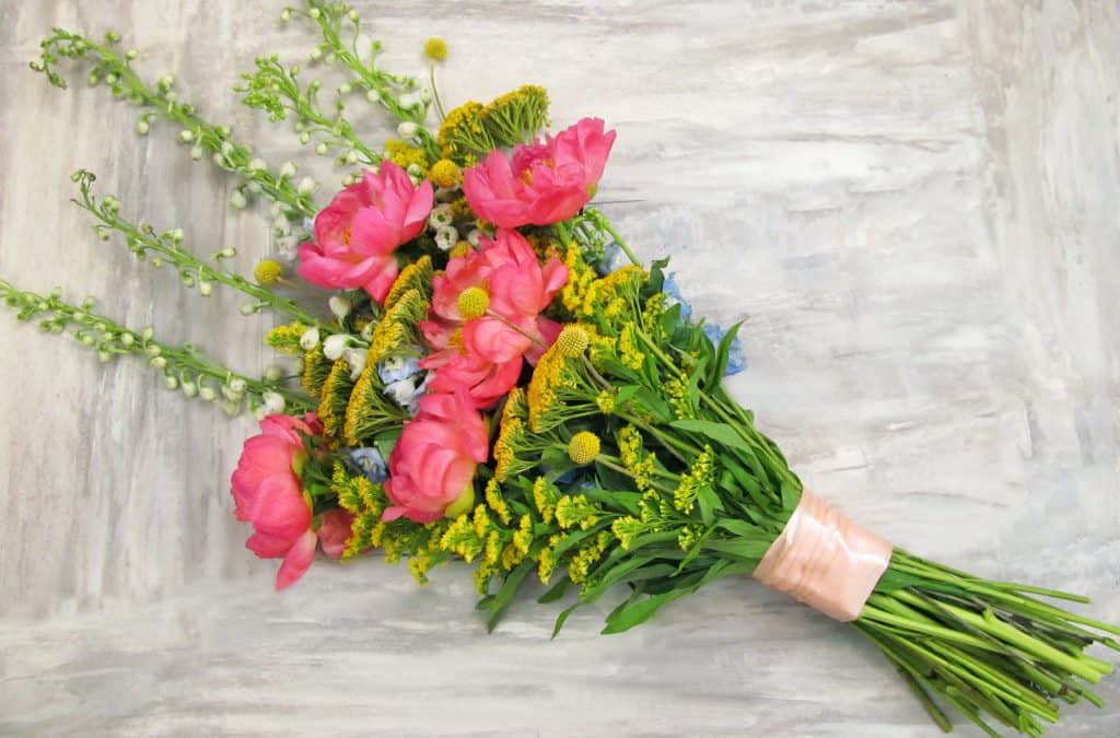 DIY Summer Peony Bouquet