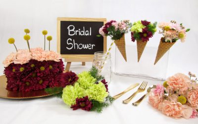 DIY Flower Cake and Ice Cream Cones