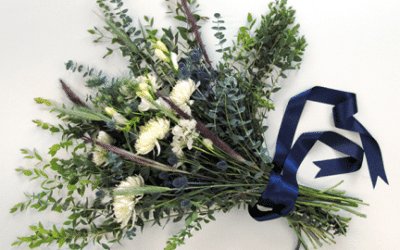 DIY Dusty Blue Bouquet