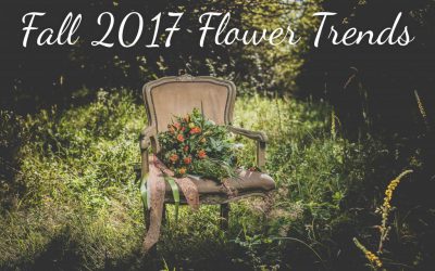 Fall 2017 Wedding Flower Trends