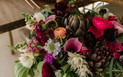 The Perfect Palette Features Blooms By The Box in Autumn Wedding Beauty