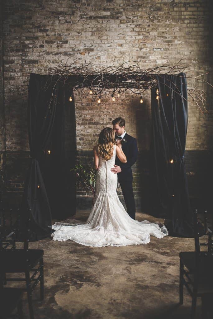 Halloween Wedding Bride and Groom Couple