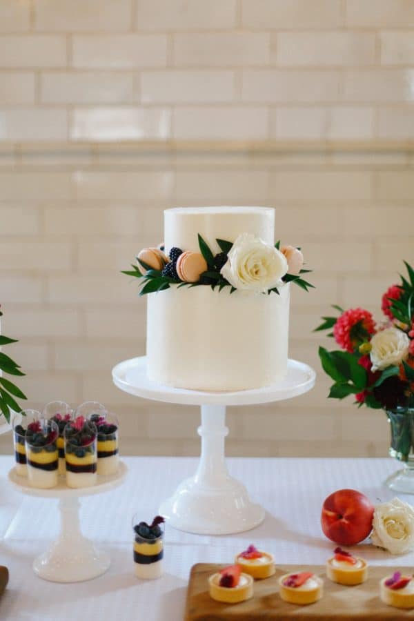 cake and dessert buffet bar