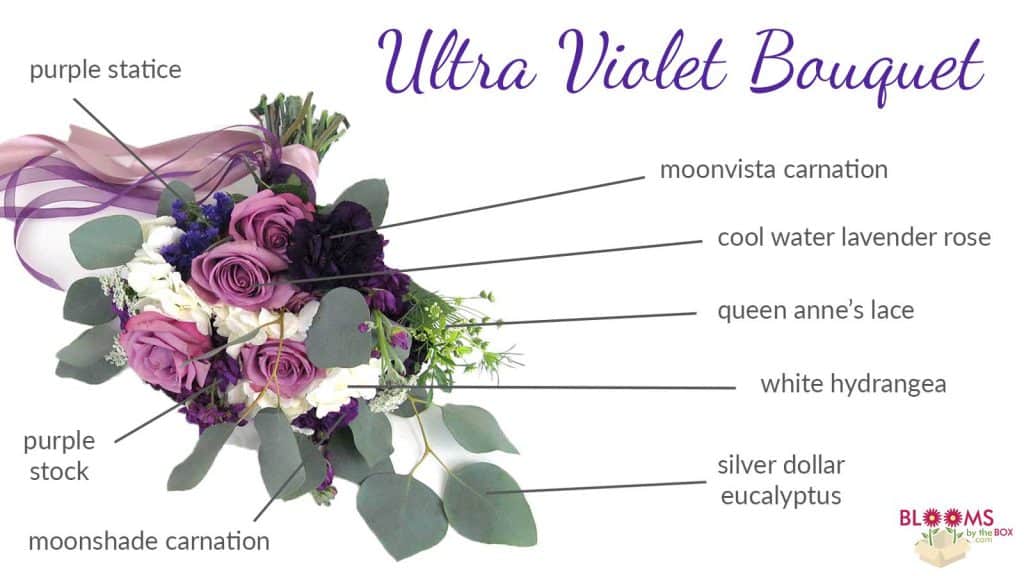 Ultra violet Bouquet Flowers