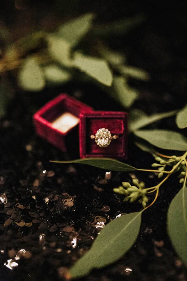 ring in red ring box