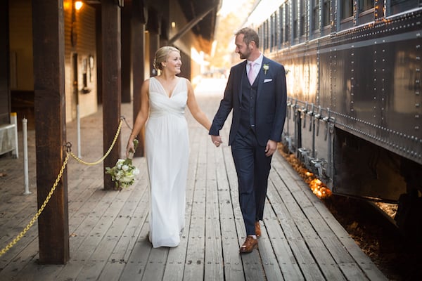 Rachel and Paul’s England Inspired Wedding at Firehouse Restaurant