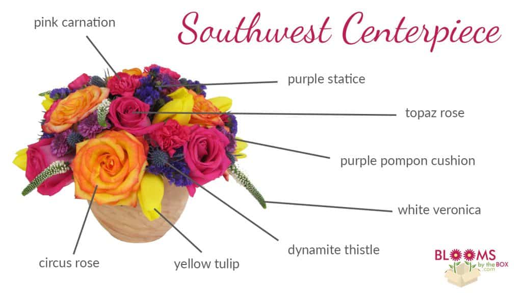 Southwest centerpiece flowers
