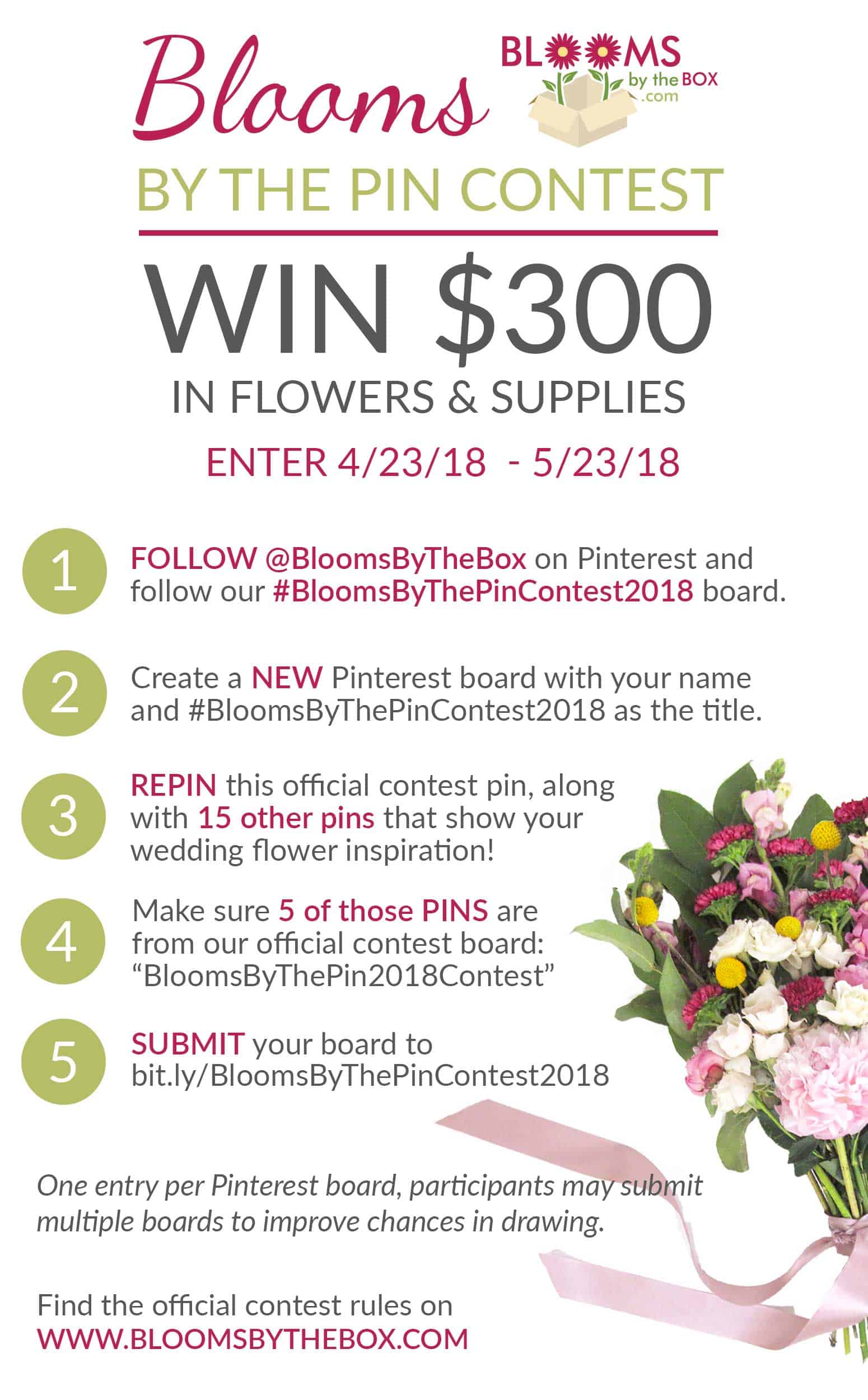 blooms by the pin contest 2018 winner